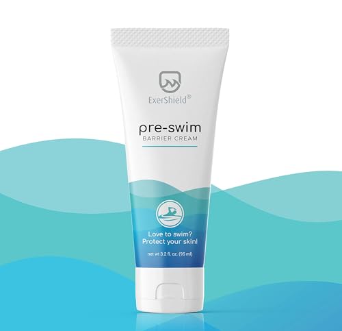 Exershield Pre-Swim Lotion –Barrier Cream for Swimmers – Protects Skin from the drying and itchy effects of pool and spa water