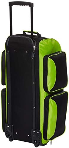 Fila 32" Lightweight Rolling Duffel, Neon Lime
