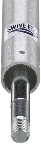 Attwood Lock’N-Pin ¾-Inch Pin Post for Boat Seats, 11 Inches Tall Fixed Height, 1.5-Inch Diameter Brushed Aluminum, Threaded, Steel Pin, SP-2114-T
