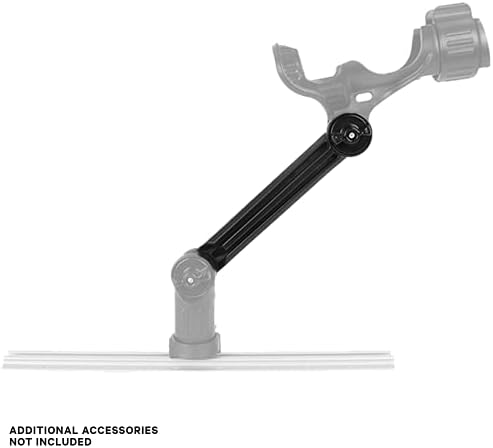 YakAttack 8" Extension Arm for LockNLoad Accessories - Includes Hardware | Rod Holder & Fish Finder Riser | Track Mount Compatible | Made in USA