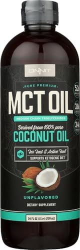 Onnit MCT Oil - Pure MCT Coconut Oil, Ketogenic Diet and Paleo Optimized with C8, C10, Lauric Acid - Perfect for Coffee, Shakes