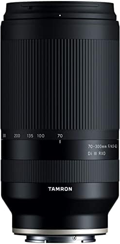 Tamron 70-300mm F/4.5-6.3 Di III RXD for Sony Mirrorless Full Frame/APS-C E-Mount (Tamron 6 Year Limited USA Warranty), Black