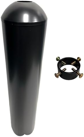 SB2D Cylindrical Squirrel and Raccoon Baffle, Black, 28" x 6.25" - Made in USA