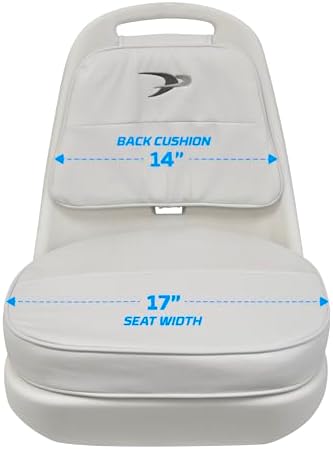 Wise 8WD013-7-710 Standard Pilot Chair with Adjustable Height Pedestal and Seat Mount, White