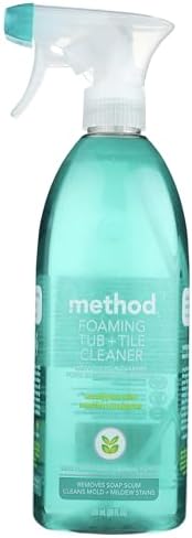 method Foaming Tub + Tile Cleaner, Eucalyptus Mint, 28 fl oz