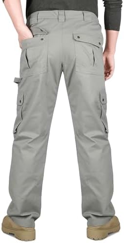 TICOMELA FR Pants for Men 7.5oz Lightweight (9 Pockets) Multi-Pocket 100% C