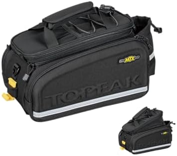 Topeak MTX TrunkBag - Rear Bicycle Bag - Spacious Storage and Easy Mounting