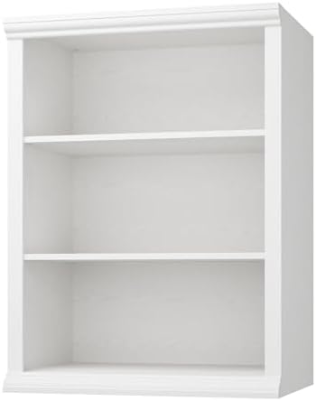 Rresyet 3 Tier Bookcase 27.6" W Bookshelf, White | Ample Vertical Storage Space, Modern Minimalist Home Design, For Home Office, Living Room, Bedroom