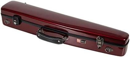 Crossrock Alto Saxophone Case-Fiberglass Hardshell with Backpack Straps in Blue
