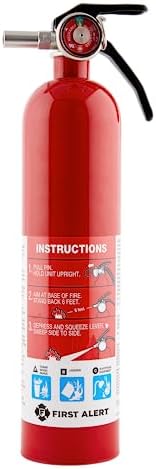 First Alert Fire Extinguisher, Standard Home Use | HOME1 UL RATED 1-A:10-B:C, Red 4-Pack