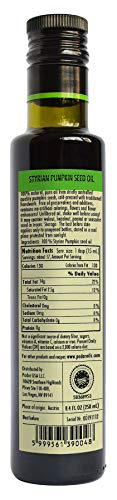 PÖDÖR Premium Styrian Pumpkin Seed Oil - 8.4 fl. Oz. - Cold-Pressed, 100% Natural, Unrefined and Unfiltered, Vegan, Gluten-Free, Non-GMO in Glass Bottle