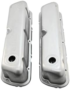 Steel Valve Covers Fits 1962–85 Ford SB 260‑289‑302‑351W – Smooth – 1 Hole – Raw Steel