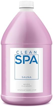 Professional Sauna Wood Cleaner (1 Gallon) – Natural Oil Formula for Cedar & Pine – Cleans, Deodorizes & Prevents Wood Cracking