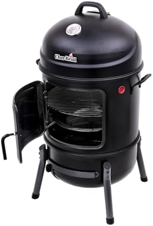 Char-Broil Bullet Charcoal Smoker 16" - 18202075,Black