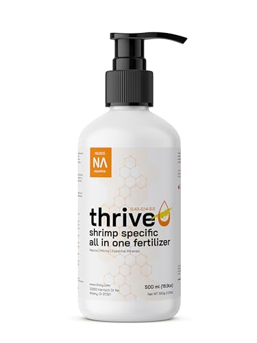 ThriveS Shrimp All‑in‑One Aquarium Fertilizer, 500ml Concentrated Plant Food
