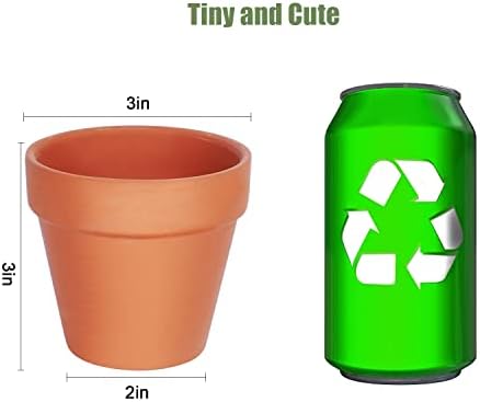 KOAMLY 3 inch Plant Nursery pots Number of Items in a 20 Pack, with Drain, Succulent Seedling Planter, use with Indoor, windowsill