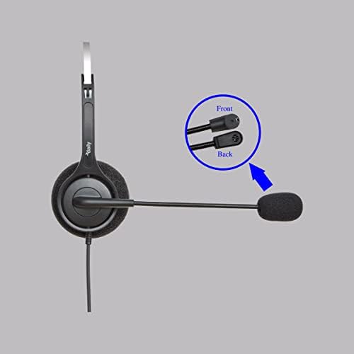 DailyHeadset 2.5 mm Jack Phone Headset On Ear Headphones | Hands Free, landline and cordless phones that are headset ready telephones with a 2.5mm headset port