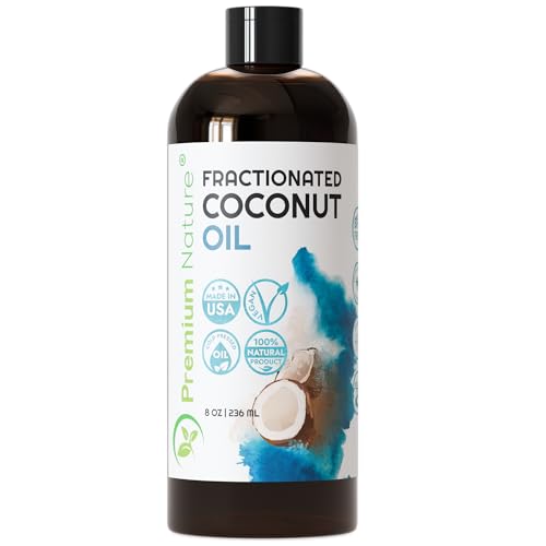 Fractionated Coconut Oil for Skin Moisturizer with Pump Massage Oils Best Carrier for Essential Oils Mixing Body OUL for Dry Skin Moisturizer Natural Oi for Face Hair Body 1 Gallon