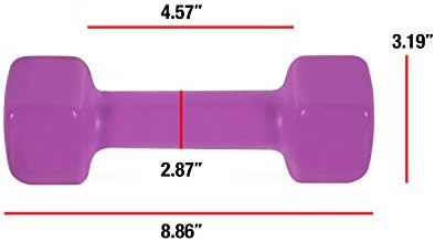 CAP Barbell Vinyl Coated Dumbbell | 1-15 LB Single or Pair