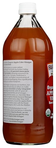 Fairchild's Organic Raw & Unfiltered Apple Cider Vinegar, 32 FZ