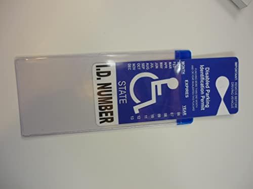 Mirortag™ Holder with Hook & Charm Options- Handicap Placard Holder. Easily Protect