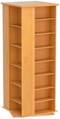 Venture Horizon Revolving Media Tower 900 Black with Oak Trim
