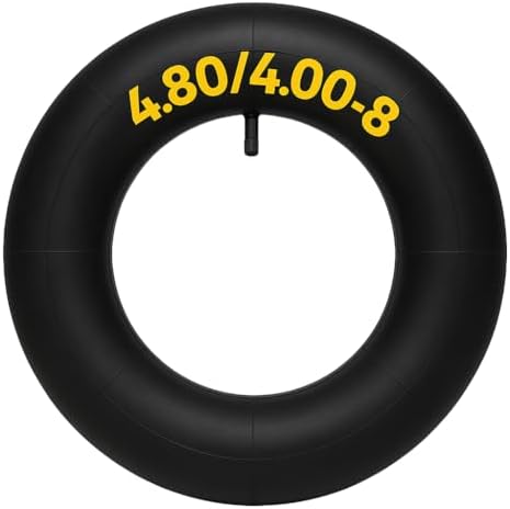 Potreba 4.80/4.00-8 Inner Tube TR13 Valve – Butyl Rubber Wheelbarrow | Heavy-Duty Replacement – Fits Garden Carts, Hand Trucks & Dollies