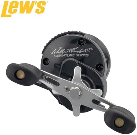 Lews Fishing WMR5, Signature Series Crappie Reel (Clam Pack),Black