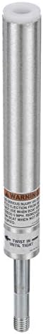 Attwood Lock’N-Pin ¾-Inch Pin Post for Boat Seats, 11 Inches Tall Fixed Height, 1.5-Inch Diameter Brushed Aluminum, Threaded, Steel Pin, SP-2114-T