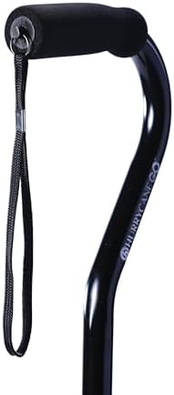 HurryCane Go Walking Stick with T Handle for Stability, Black | Walking Stick Features T Handle Design for Secure