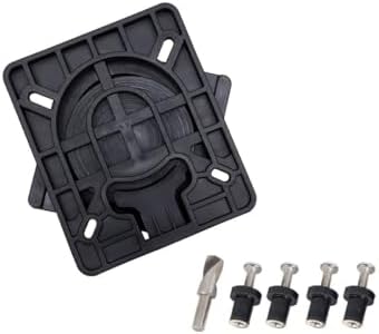 Oceansouth Titan Boat Seat Swivel Complete Kit | Quick Disconnect 360° Marine Seat Swivel for Aluminum Bench Boats