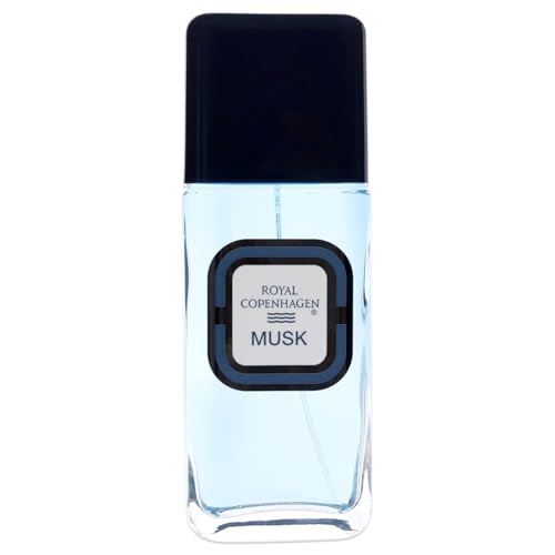 Royal Copenhagen Musk Eau de Cologne Spray for Men, 3.4 oz