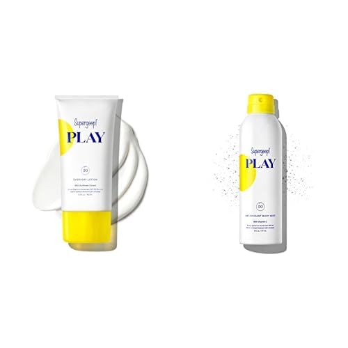 Supergoop! PLAY Everyday Lotion - Broad Spectrum Body & Face Sunscreen - Great for Active Days - Fast Absorbing, Water & Sweat Resistant
