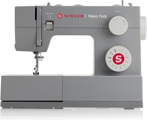 SINGER | Heavy Duty 4411 Sewing Machine with 11 Built-In Stitches, Accessory Kit, Includes 9 Presser Feet, Twin Needles, & Case - Sewing Made Easy