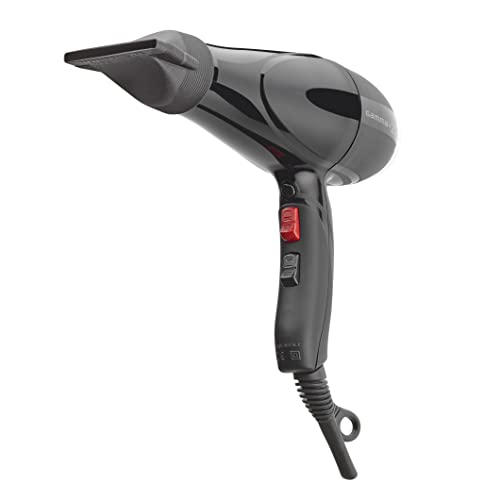 Gamma+ Absolute Power and Absolute 2000 Professional Tourmaline Ionic Unisex Hair Dryer with 2 Concentrator Nozzles