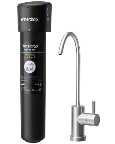 Waterdrop 10UB Under Sink Water Filter System with Dedicated Faucet