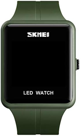 Gosasa Large Face LED Digital Watch Date Time 3Bar Waterproof Wristwatch Men Women Sports Watches