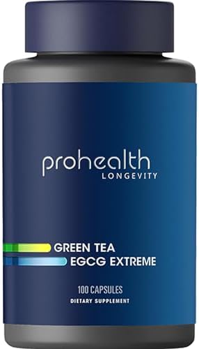 ProHealth Longevity Green Tea EGCG Extreme (390mg EGCG, 100 Capsules) (Green Tea Supplement)