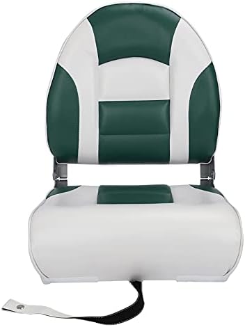 NORTHCAPTAIN Deluxe A Pair of Marine High Back Folding Boat Chair Fishing Boat Seat, for Fishing, Bass/Jon/Pontoon Boat Chairs