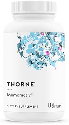 THORNE - Memoractiv - Nootropic Brain Supplement for Focus, Cognitive Function, Creativity & Concentration* - Ashwagandha, Caffeine