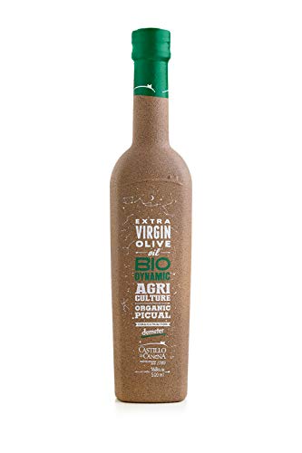 Castillo de Canena Organic Extra Virgin Olive Oil, 500 Milliliters | 16.9 Ounces, Cold Pressed, From Spain, Biodynamic, 100% Environmentally Sustainable, Picual