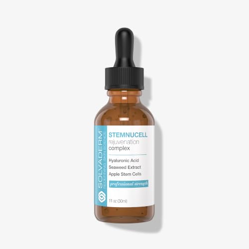 Solvaderm Stemnucell Anti-Aging Facial Serum – Reduces Wrinkles, Fine Lines & Expression Lines – Plant Stem Cells