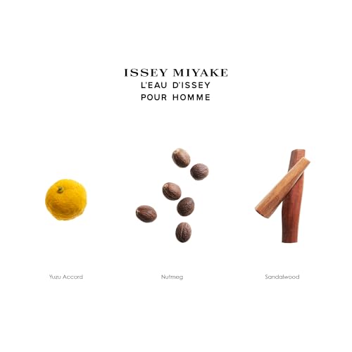 Issey Miyake L'Eau d'Issey Pour Homme Deodorant for Men - Comfortable, Scented Deodorant Stick - With Notes of Yuzu, Nutmeg & Sandalwood - 2.6 oz