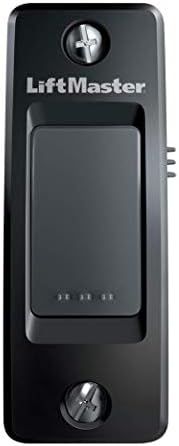 LiftMaster 883LMW Wall-Mounted Wired Push Garage Door Opener and Doorbell Button with Light Button - Compatible only with Security+ 2.0 Garage Door