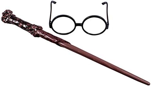 Disguise Harry Potter Accessories Set, Costume Wand and Glasses Kit