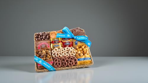 A Gift Inside Chocolate Gift Basket - Sweet Treats Gift Tray, Chocolates Gift Basket for Mom, Dad, Family & Friends