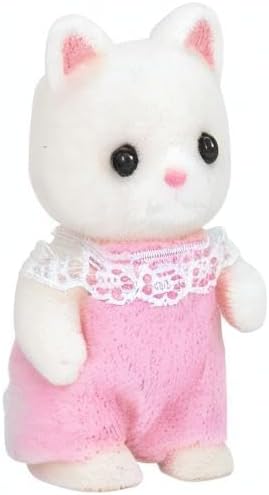 Sylvanian Families Epoch Doll [Silk Cat Baby] Ni-89 ST Mark Certified, for Ages 3 and Up, Toy, Doll House, Sylvanian Families, Epoch