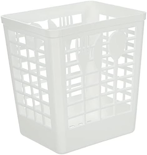 Kimmel Medium White Plastic Cutlery Drainer