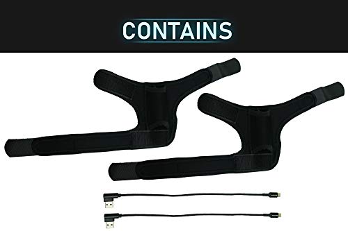 DeadEyeVR Valve Index Wrist Mounted Battery Kit - Accessory That Charges Your Controllers While Playing [video game]