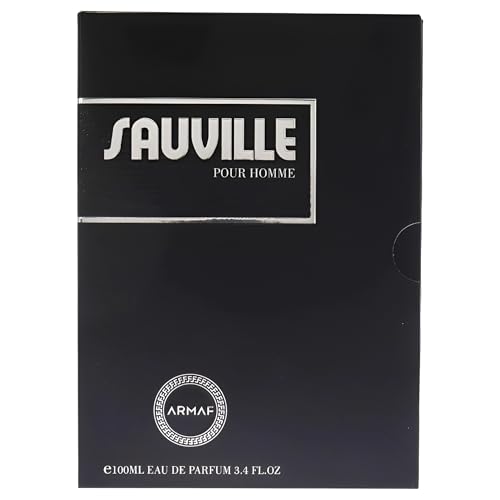 Armaf Sauville Pour Homme for Men Eau de Parfum Spray, 3.4 Ounce